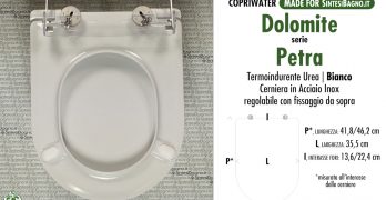 Serie PERLA VECCHIO / DOLOMITE – SOSTITUZIONE del COPRIWATER! –  🚽COPRIWATER  Sedili e tavolette wc / 📢Pronta consegna 📢sconti listino  📢offerte settimanali