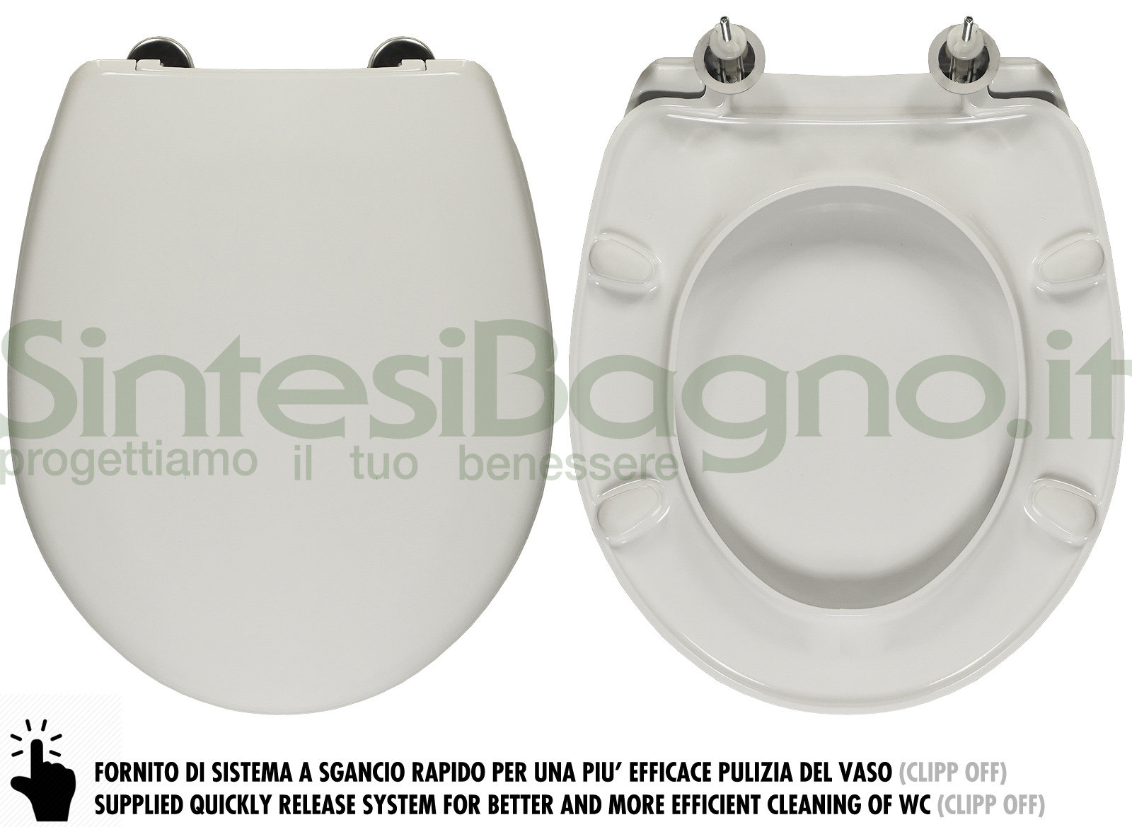 Sedile per wc duraplus duravit - marca acb linea gold